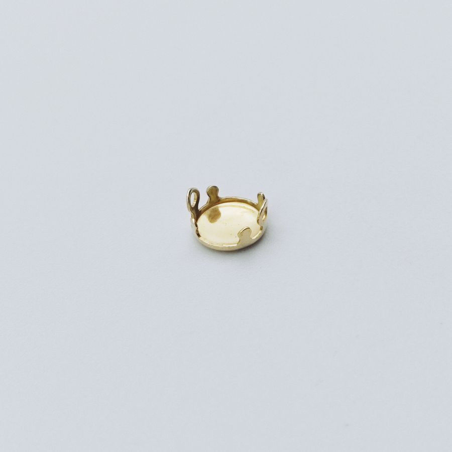 Base for Stone Cabochon of 8mm