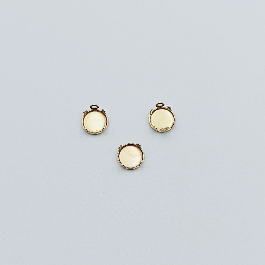 Base for Stone Cabochon of 8mm – Image 2