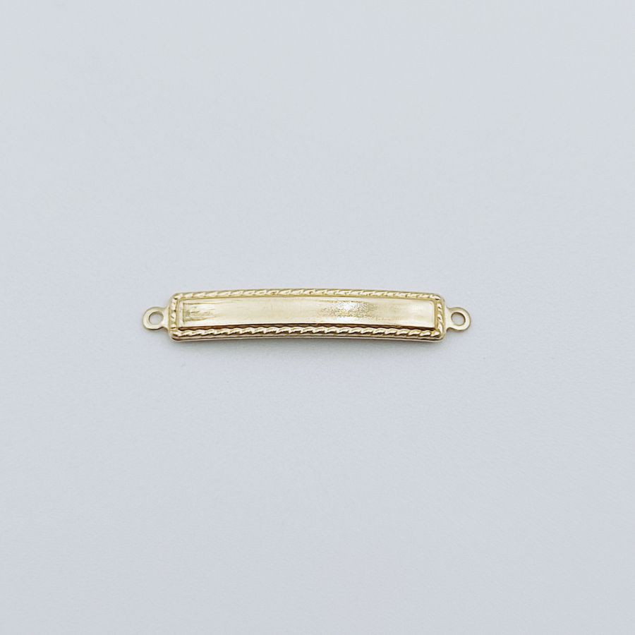 Plate of Bracelet 28x5 stamped