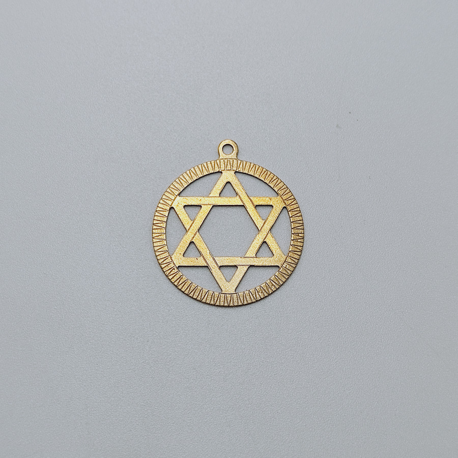 Star of David Large Scored