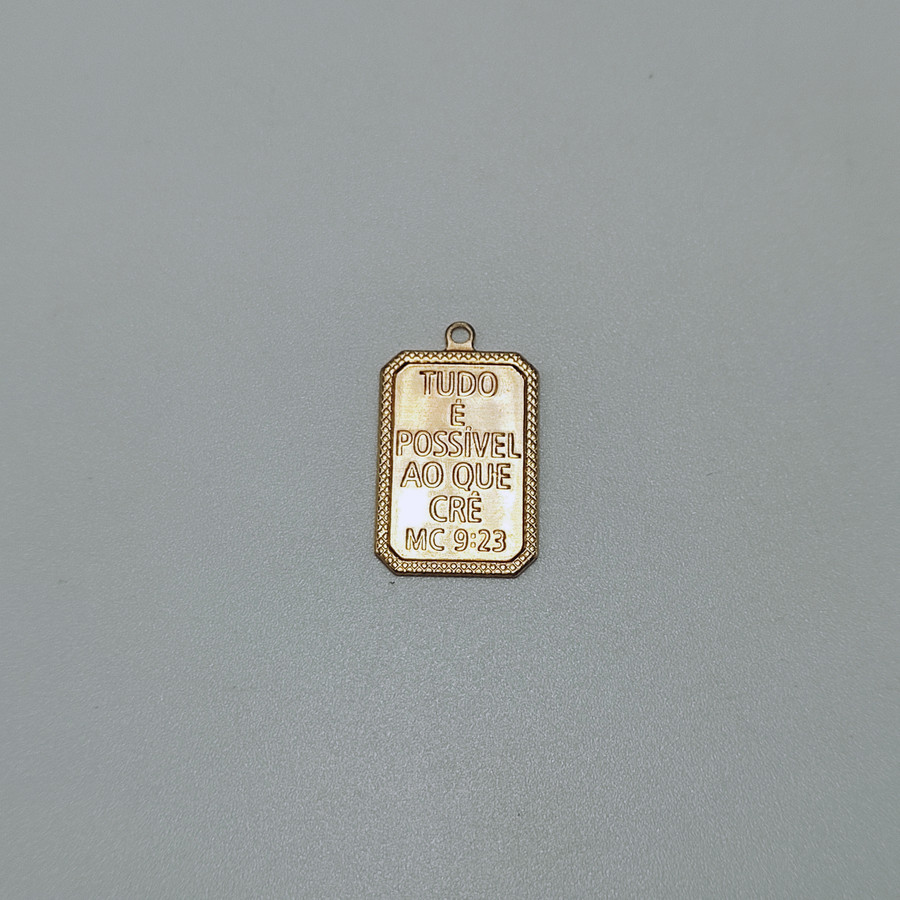 Plate Rectangular Large "Tudo é possível ao que crê" – Image 2