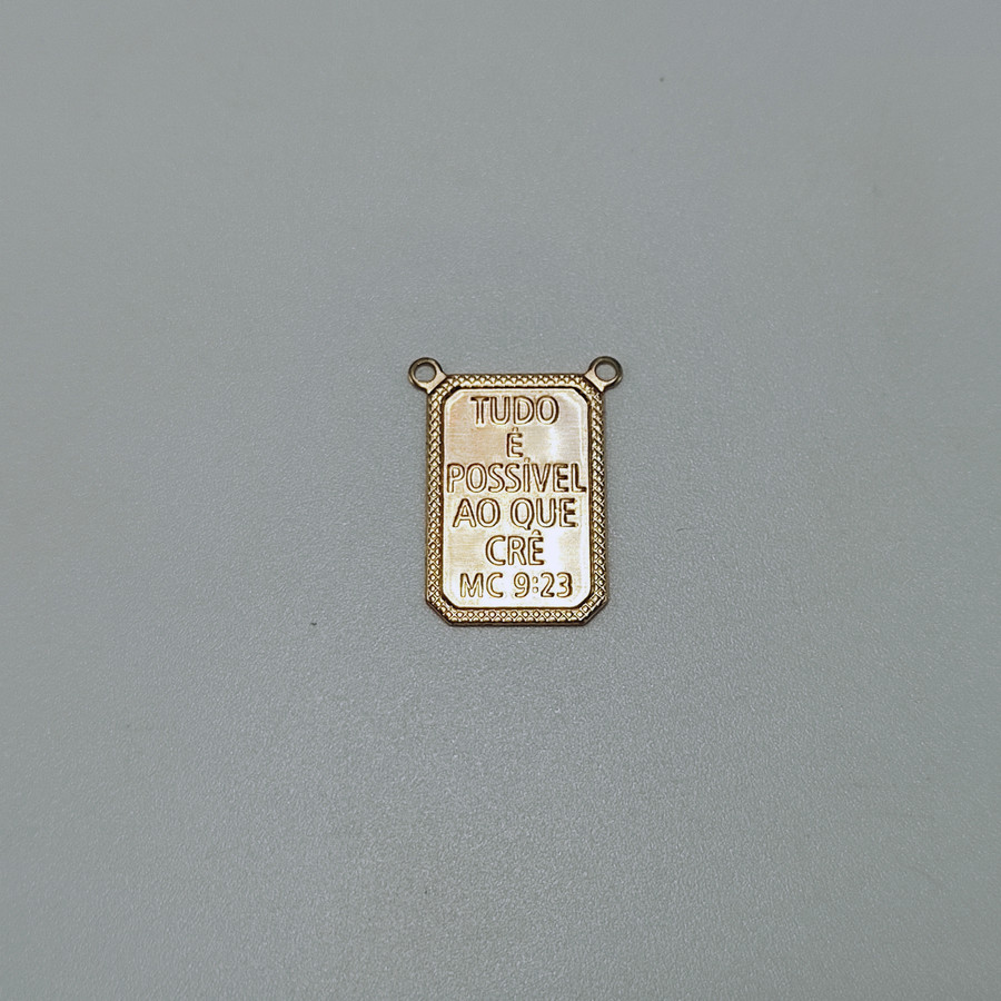 Plate Rectangular Large "Tudo é possível ao que crê" – Image 3