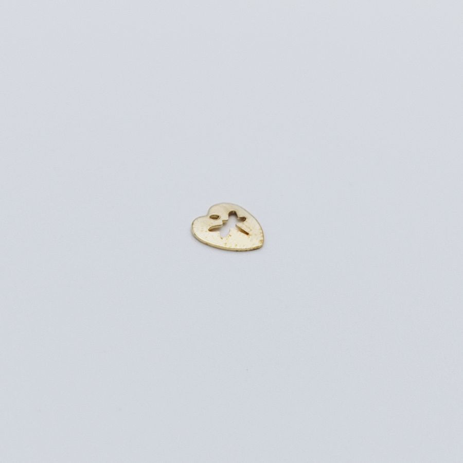 Heart Mini Design Openwork / 1 Hole – Image 5