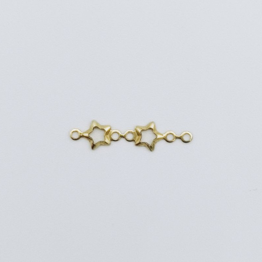 Stone Setting Star Mini Openwork 3mm /2 Jump Rings – Image 2