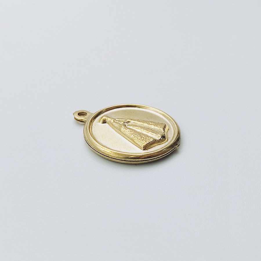 Medal Our Lady Aparecida / Basilica Double - ( Already Comes Folded ) - Image 3
