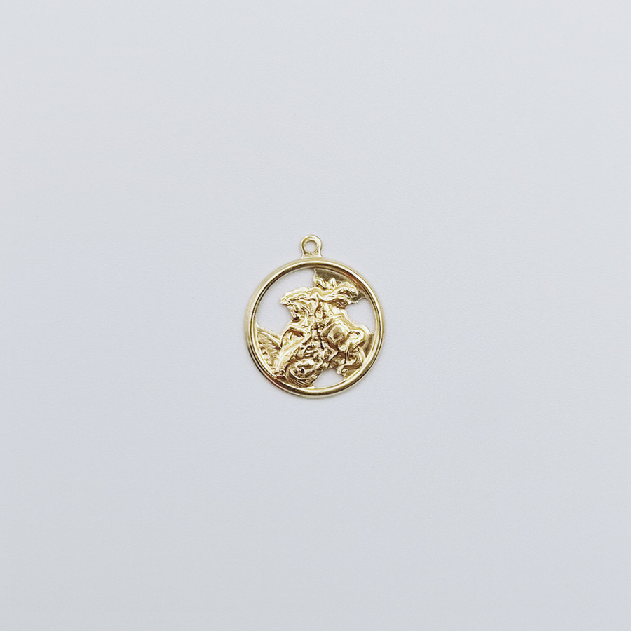 Medal Round Saint George Openwork