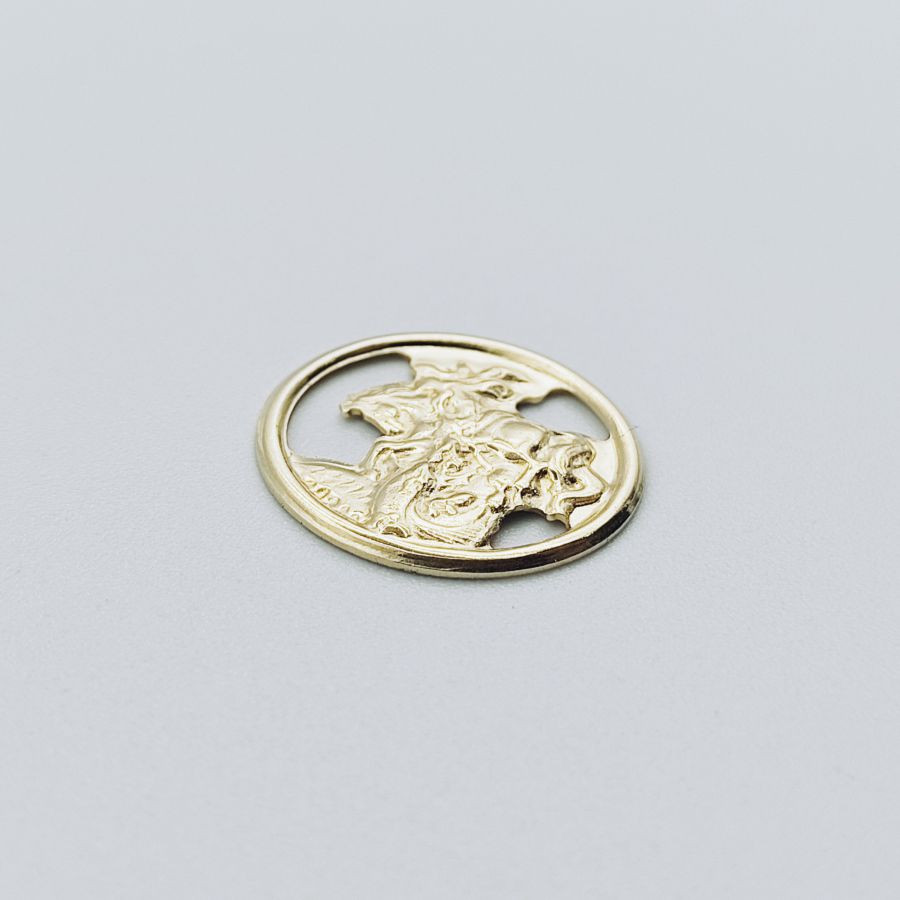 Medal Round Saint George Openwork - Image 2