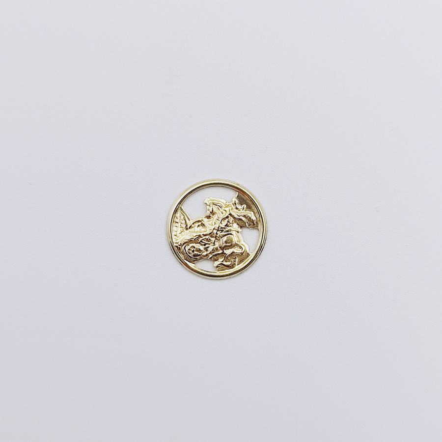Medal Round Saint George Openwork - Image 4