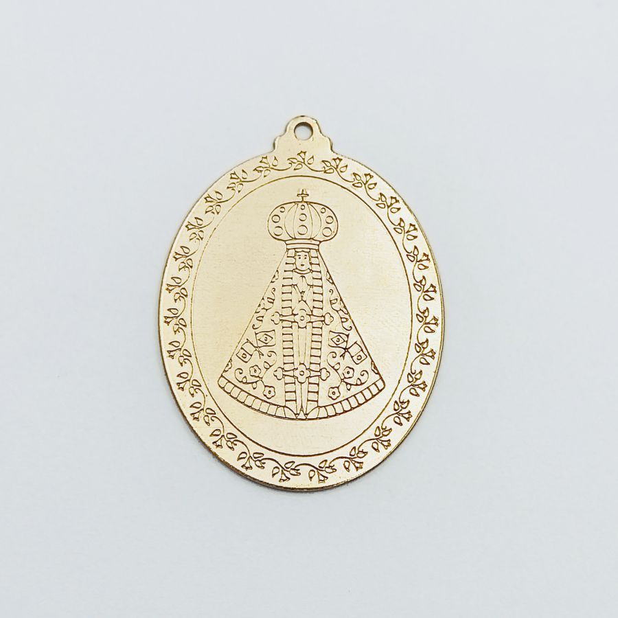 Medal Oval Large Our Lady Aparecida - Image 2