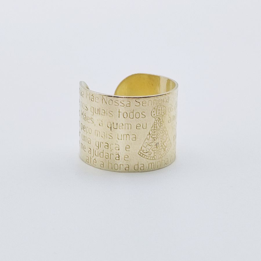 Ring with Prayer Our Lady Aparecida - Image 2