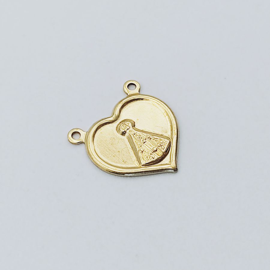 Scapular Heart N. without Aparecida / 2 Jump Rings