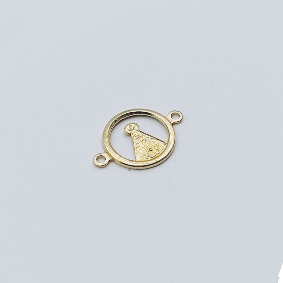 Our Lady Aparecida Openwork with Rim Round 11mm - Image 3