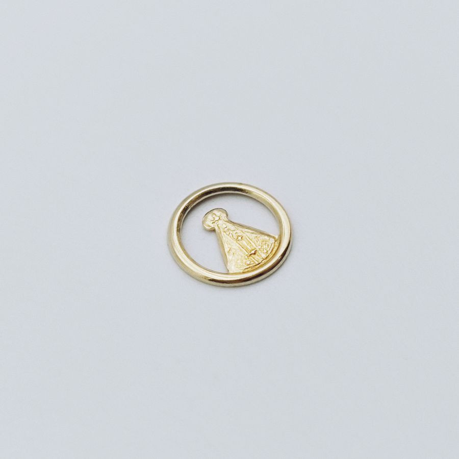 Our Lady Aparecida Openwork with Rim Round 11mm - Image 4