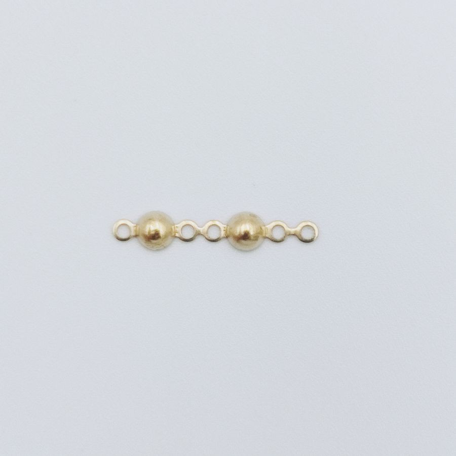 Small Ball Double 4mm for Rosary/chain /2 Jump Rings - Image 2