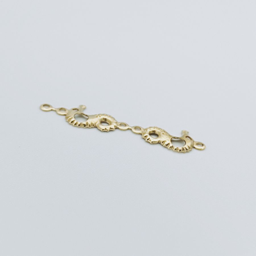 Horse Marine Mini Openwork for Stone 4mm / 2 Jump Rings – Image 2