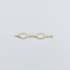 Stone Setting Marquise Openwork 8x4,5mm 2 Jump Rings