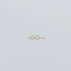 Small Ball Openwork for Place Stone 3mm - 1 Jump Ring
