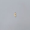 Half Moon 11mm Plain Openwork