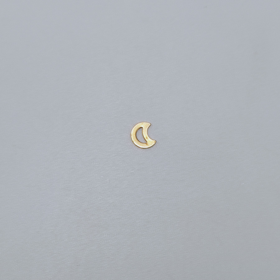 Half Moon 11mm Plain Openwork - Image 2