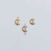 Half Moon 11mm Stamped Openwork