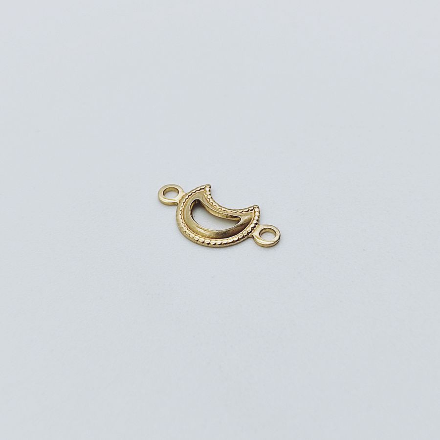 Half Moon 11mm Stamped Openwork - Image 3