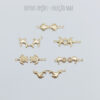 Dolphin Small 1 Jump Ring Double (piece Sold Open )