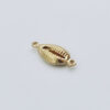 Cowrie Shell 18mm Double 2 Jump Rings (piece Sold Folded)