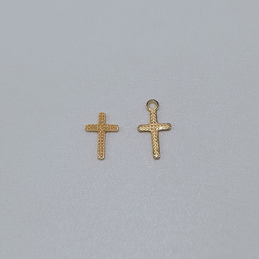 Cross 9x6mm Crackled - Image 2