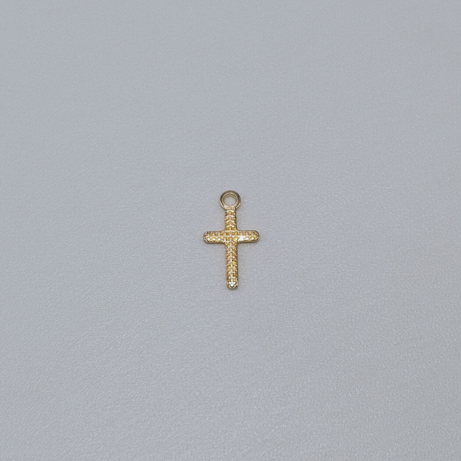 Cross 9x6mm Crackled - Image 3