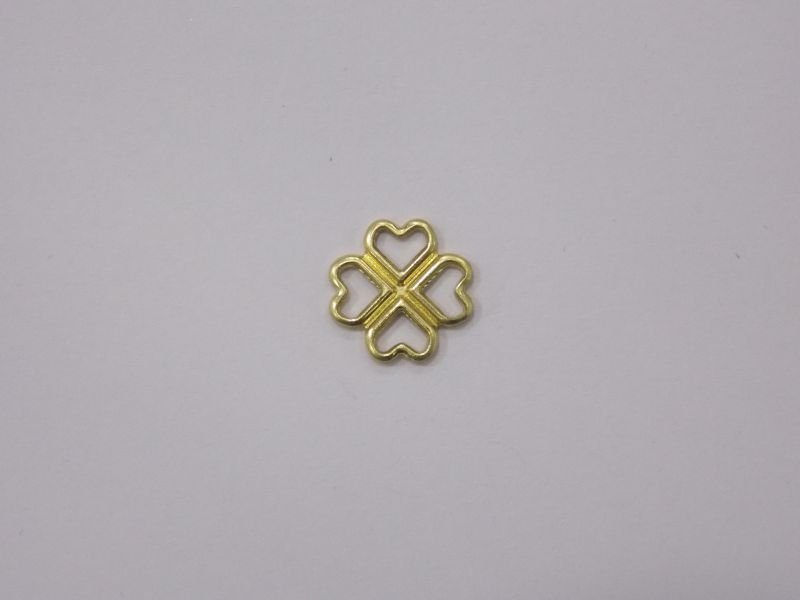 Clover Heart Openwork 9mm without Bail