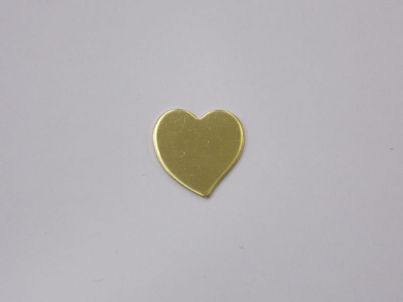 Heart 12mm Plain without Bail (right)