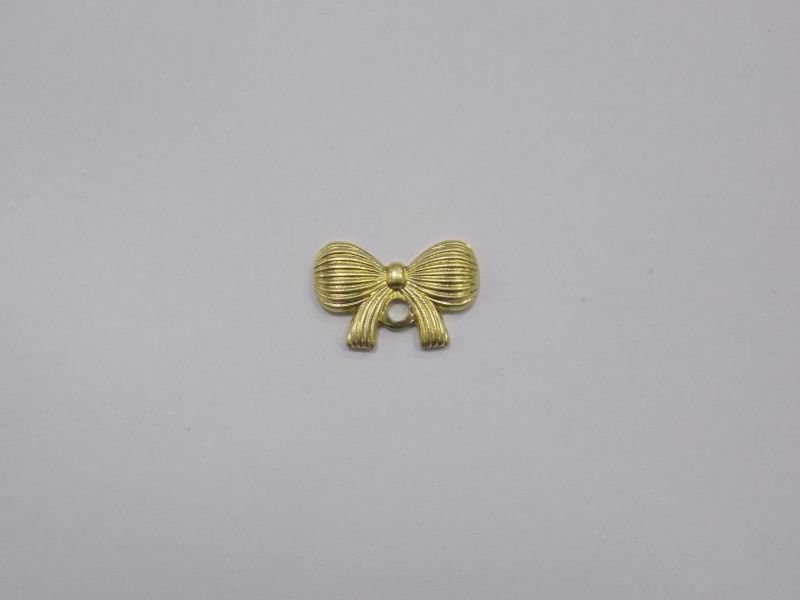Bow 10x6mm Solid with Bail Bottom