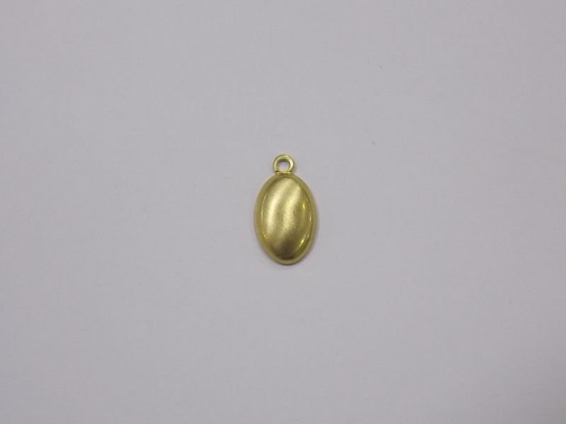 Oval 10x6mm Domed with Bail