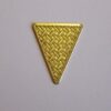 Triangle 17,5x14mm Texture Crossed without Bail