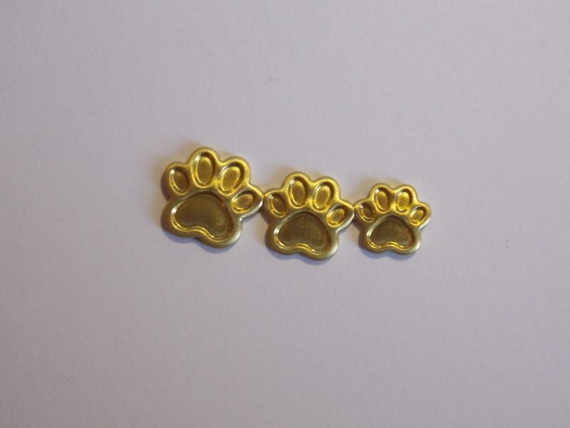Earcuff 3 Paws 8x23m for Resin without Bail(side Separated)