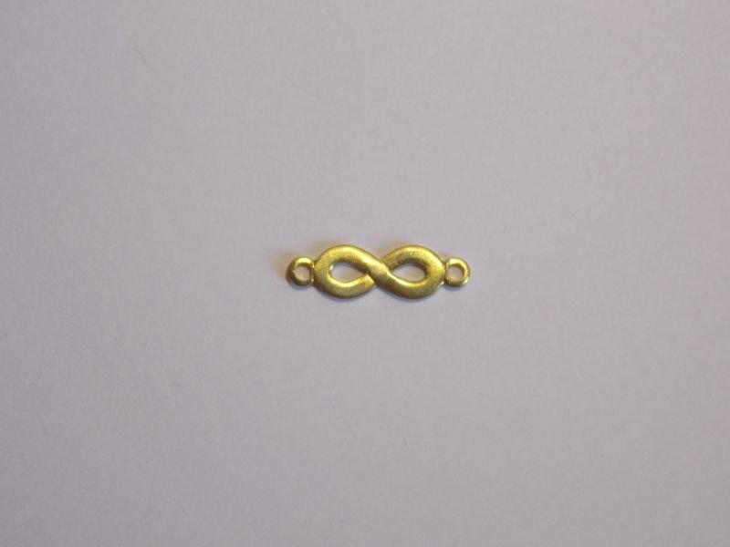 Infinity Plain 4x10mm with 2 Bail Side for Bracelet