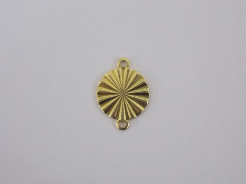 Round 10m without Openwork Diamond-cut Open with 1 Bail Top 1 Bottom