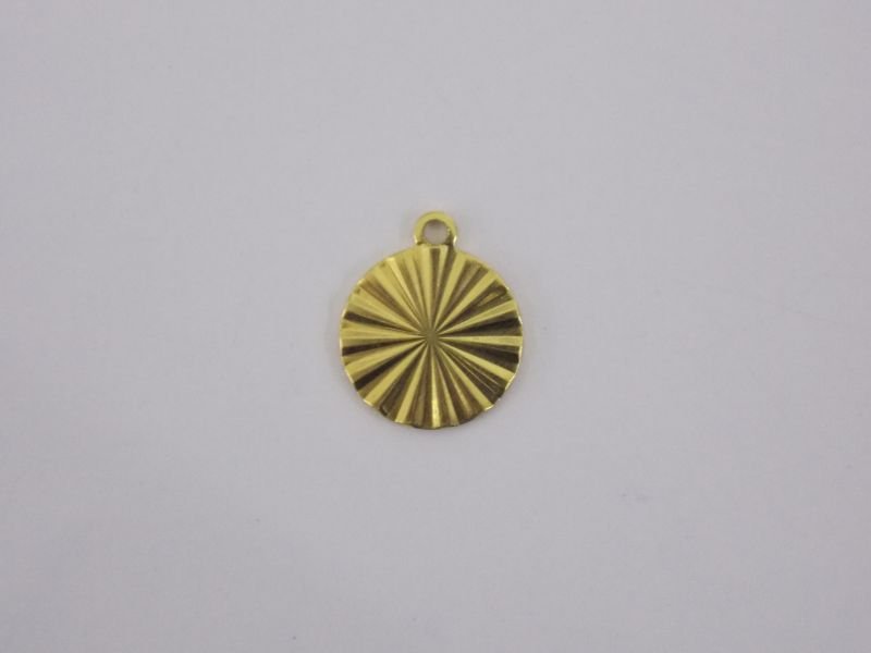 Round 10m without Openwork Diamond-cut Open with Bail
