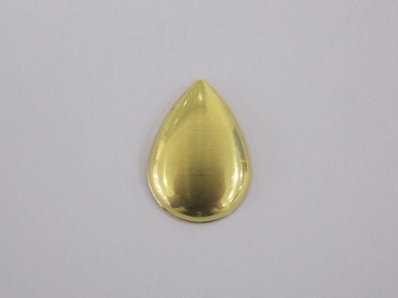 Drop 15x11mm Domed Plain without Bail