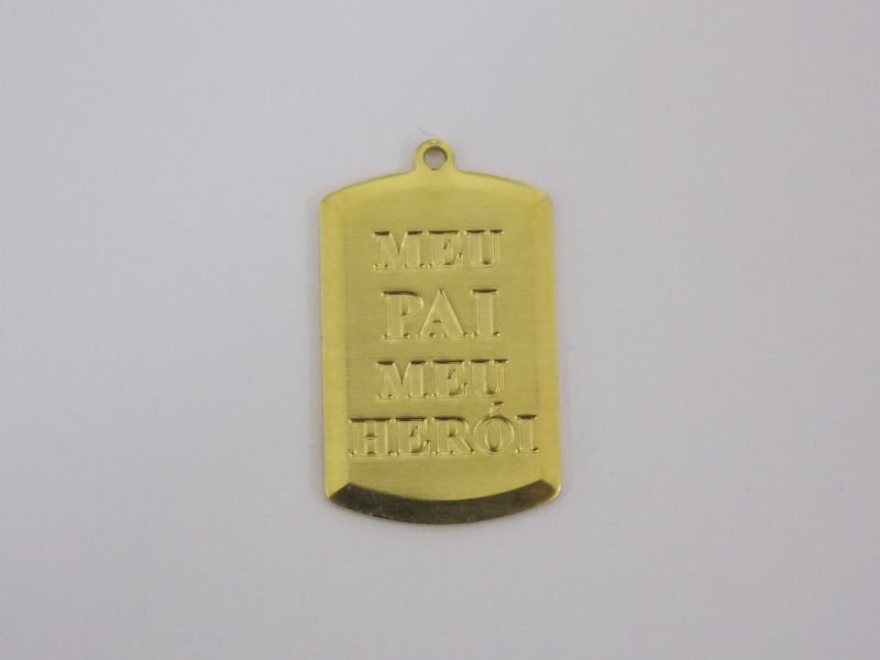 Scapular Rounded 20x13m My Father My Hero with 1 Bail