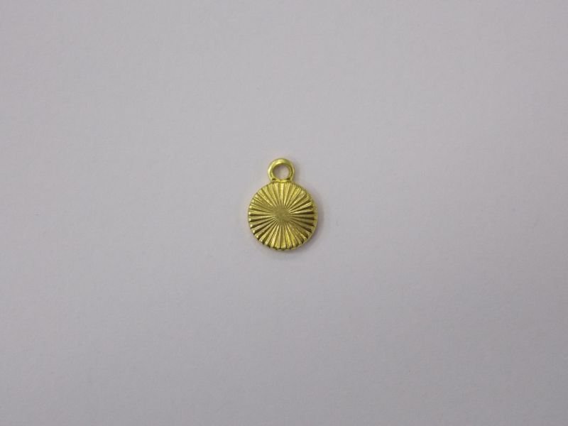 Round 6mm Diamond-cut with Bail
