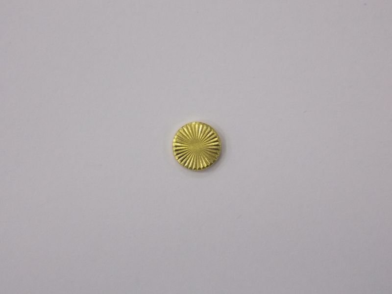 Round 6mm Diamond-cut without Bail
