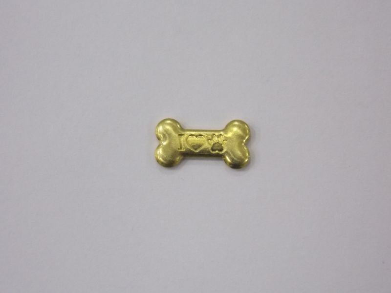 Little Bone 5x10mm "i Coração Pata" without Bail