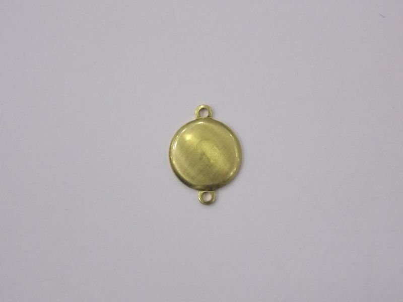 Round 10mm Half Ball Plain with Bail Top 1 Bottom