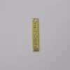 Plate Stamped 20x4 zodiac Sign Taurus with 1 Bail