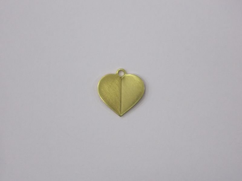 Heart 10mm Fold with Bail
