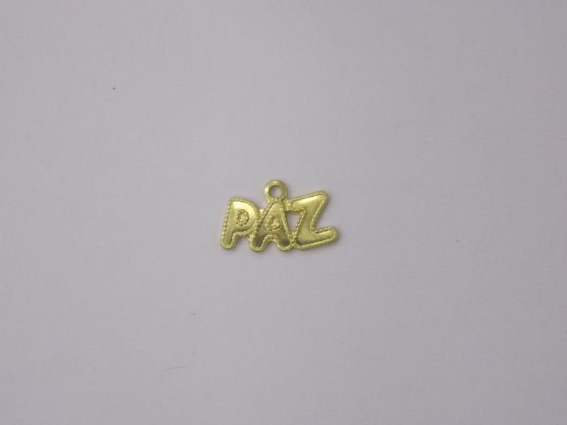 Peace Plain 5mm Edge Small Ball with 1 Bail Middle