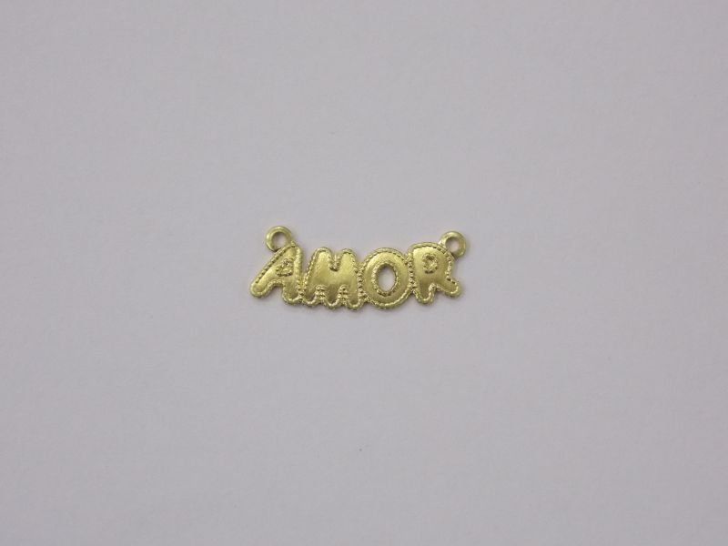 Love Plain 5mm Border with Small Balls with 2 Bail for Choker