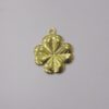 Clover 15mm with Leaf Details Lines with Bail
