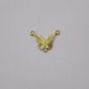 Butterfly 10x7,5mm Diamond-cut with 2 Bail Top 1 Bottom